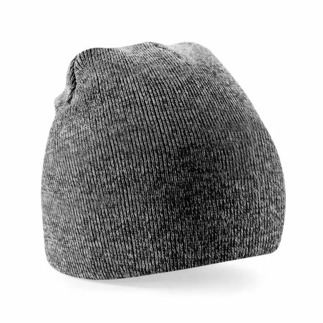 BONNET SANS REVERS PERSONNALISABLE 'CAPELINO' - gris foncé chiné