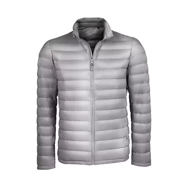 DOUDOUNE PERSONNALISÉE LÉGÈRE HOMME 'WILSON' - gris métal