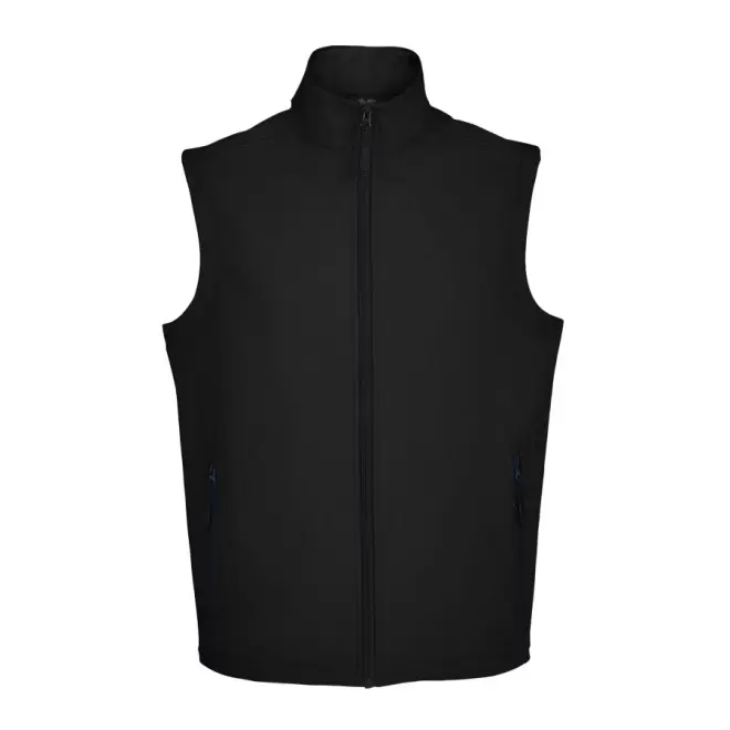 BODYWARMER SOFTSHELL HOMME PERSONNALISABLE 'RACE BW' - noir