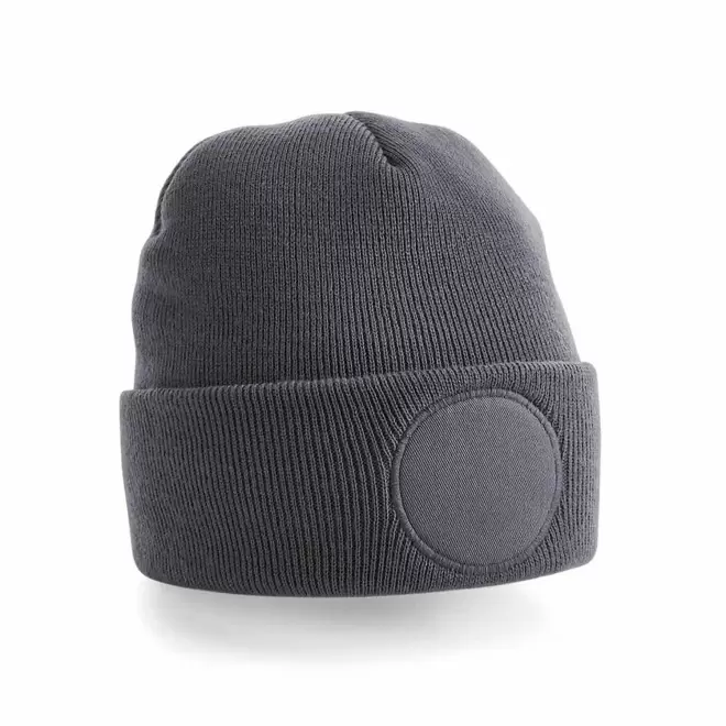 BONNET REVERS PERSONNALISABLE 'CAPELINO PATCH ROND' - gris