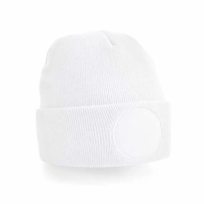 BONNET REVERS PERSONNALISABLE 'CAPELINO PATCH ROND' - blanc