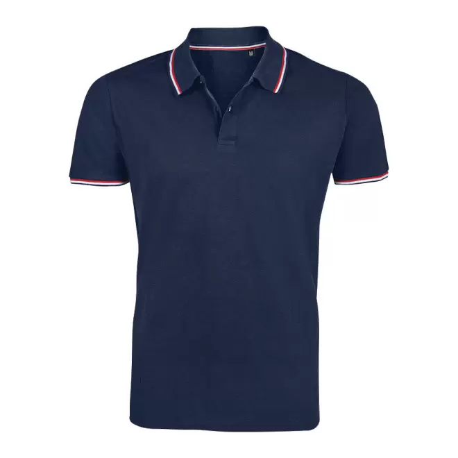 POLO HOMME PERSONNALISABLE 'PRESTIGE' - french marine