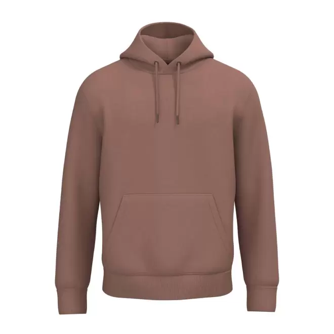 SWEAT-SHIRT MIXTE CAPUCHE PERSONNALISABLE 'NATIF' - terracotta