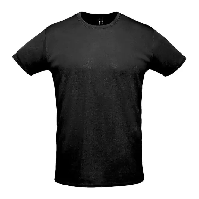TEE-SHIRT DE SPORT RESPIRANT MIXTE PUBLICITAIRE 'SPRINT' - noir
