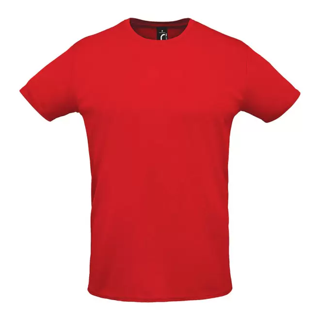 TEE-SHIRT DE SPORT RESPIRANT MIXTE PUBLICITAIRE 'SPRINT' - rouge