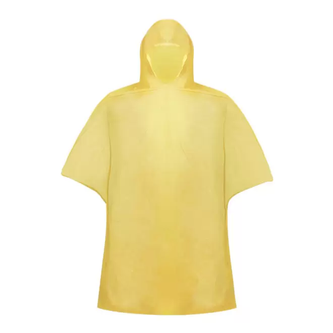 PONCHO MIXTE PERSONNALISABLE 'MONTELLA' - jaune