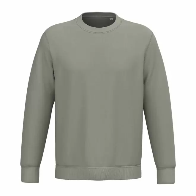 SWEAT-SHIRT MIXTE PERSONNALISABLE COL ROND 'NATIF' - gris souris
