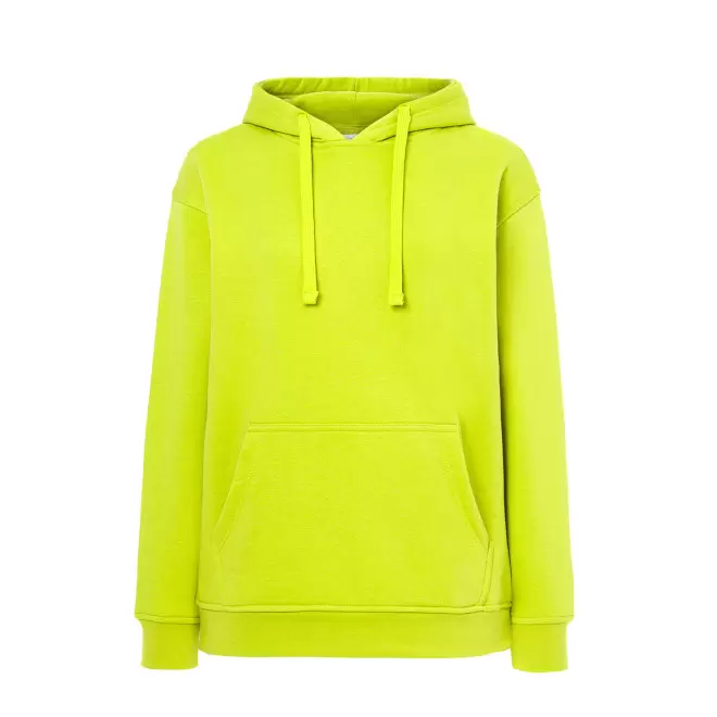 SWEAT-SHIRT MIXTE CAPUCHE JHK PERSONNALISABLE 'CORE 290' - vert fluo