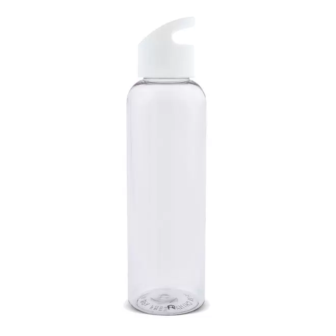 BOUTEILLE CORPS TRANSPARENT RPET PERSONNALISABLE 'SIMCOE' - blanc