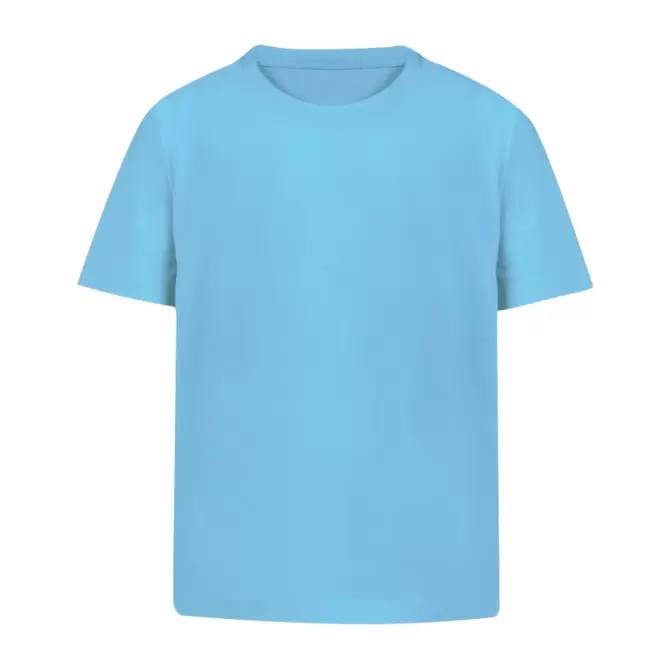 TEE-SHIRT ENFANT COULEUR PERSONNALISABLE 'NAYA' 160GM² - bleu clair