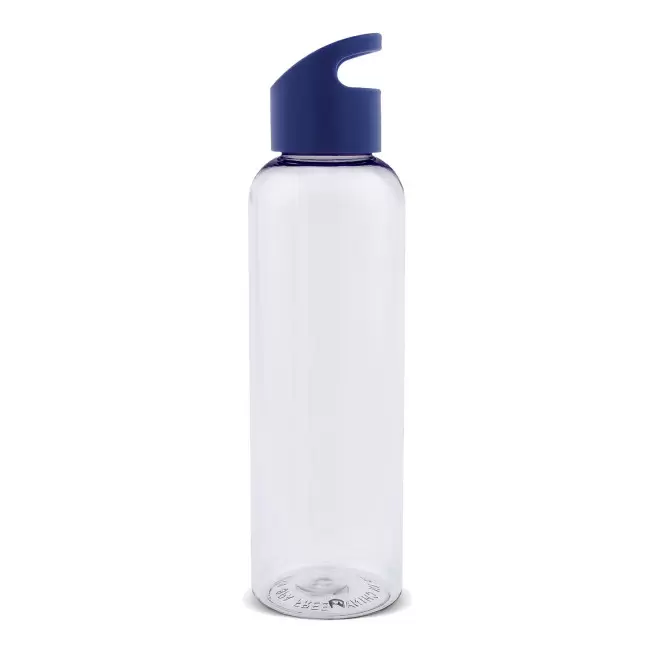 BOUTEILLE CORPS TRANSPARENT RPET PERSONNALISABLE 'SIMCOE' - bleu