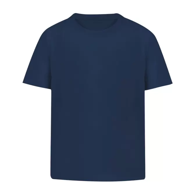 TEE-SHIRT ENFANT COULEUR PERSONNALISABLE 'NAYA' 160GM² - bleu marine