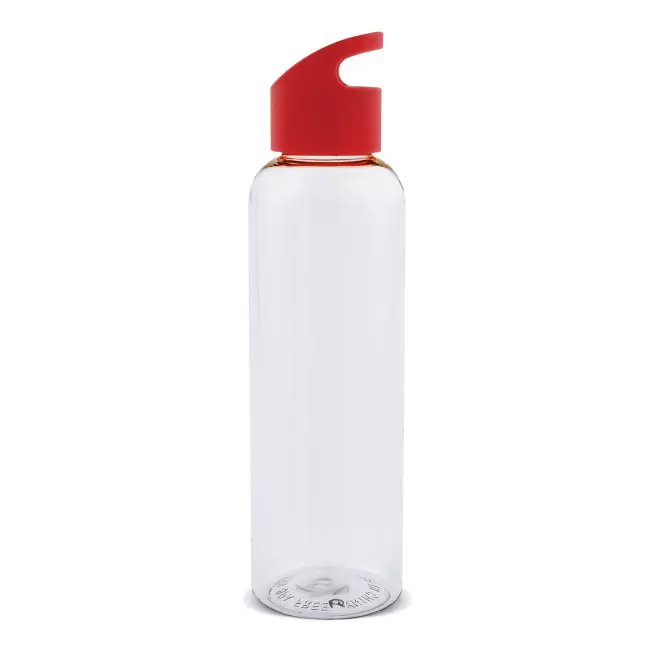 BOUTEILLE CORPS TRANSPARENT RPET PERSONNALISABLE 'SIMCOE' - rouge
