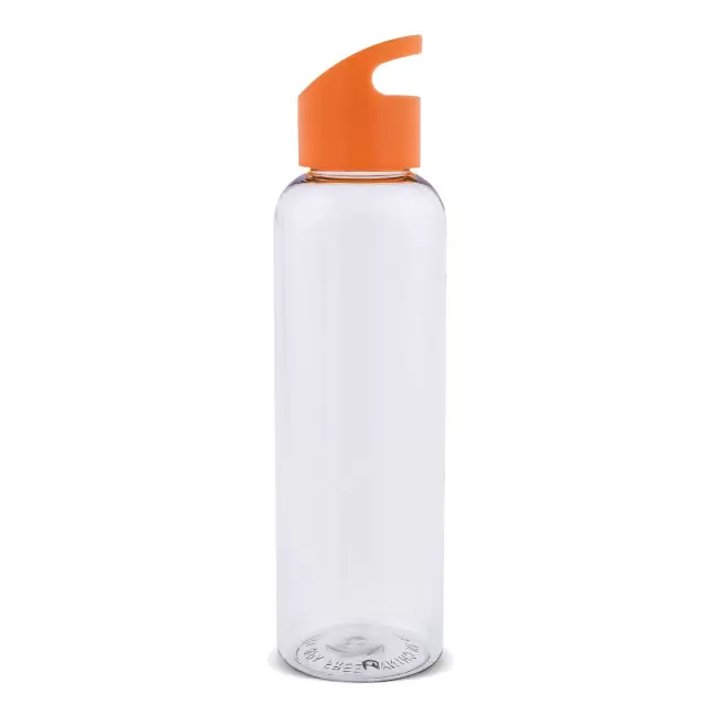 BOUTEILLE CORPS TRANSPARENT RPET PERSONNALISABLE 'SIMCOE' - orange
