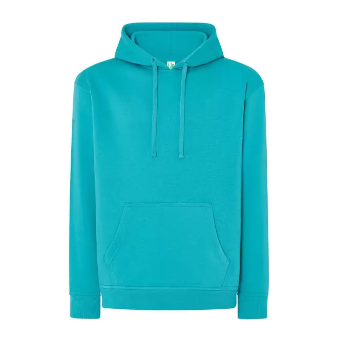 SWEAT-SHIRT MIXTE CAPUCHE JHK PERSONNALISABLE 'CORE 290' - bleu turquoise
