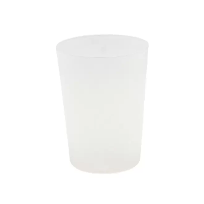 GOBELET REUTILISABLE QUADRI 45 CL PERSONNALISE 'CUP' - transparent givré