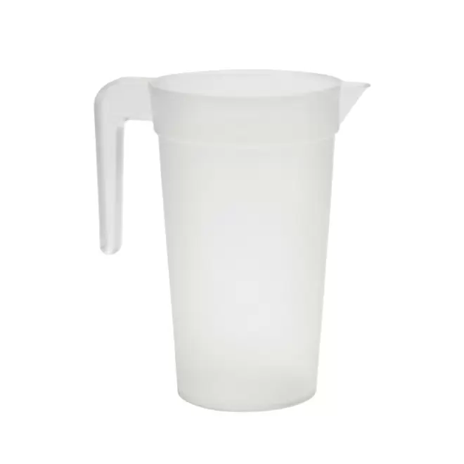 PICHET PUBLICITAIRE REUTILISABLE QUADRI 1.5L 'LONIU' - transparent givré