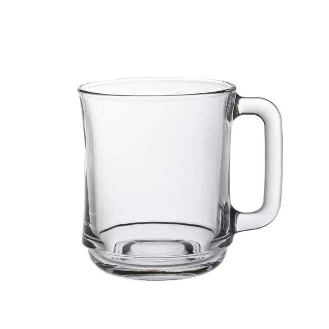 MUG EN VERRE PERSONNALISE DURALEX 31CL 'LYS' - transparent