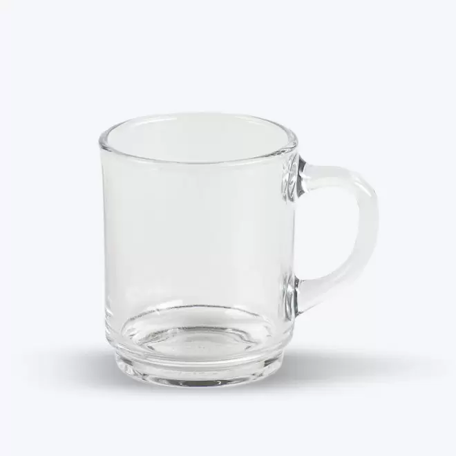 MUG PUBLICITAIRE EN VERRE DURALEX 26CL 'VERSAILLES' - transparent