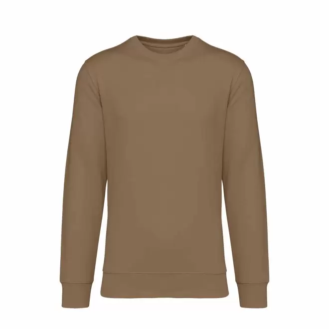 SWEAT-SHIRT MIXTE PERSONNALISABLE COL ROND 'NATIF' - caramel