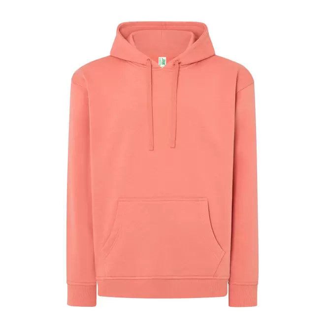 SWEAT-SHIRT MIXTE CAPUCHE JHK PERSONNALISABLE 'CORE 290' - corail