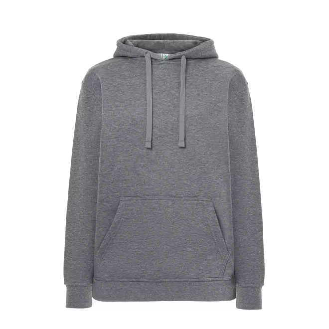 SWEAT-SHIRT MIXTE CAPUCHE JHK PERSONNALISABLE 'CORE 290' - gris foncé chiné