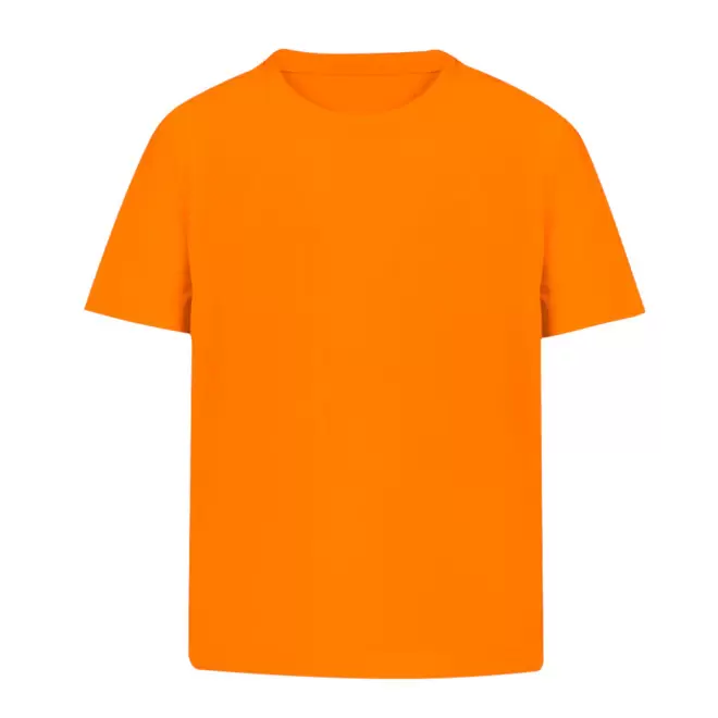 TEE-SHIRT ENFANT COULEUR PERSONNALISABLE 'NAYA' 160GM² - orange