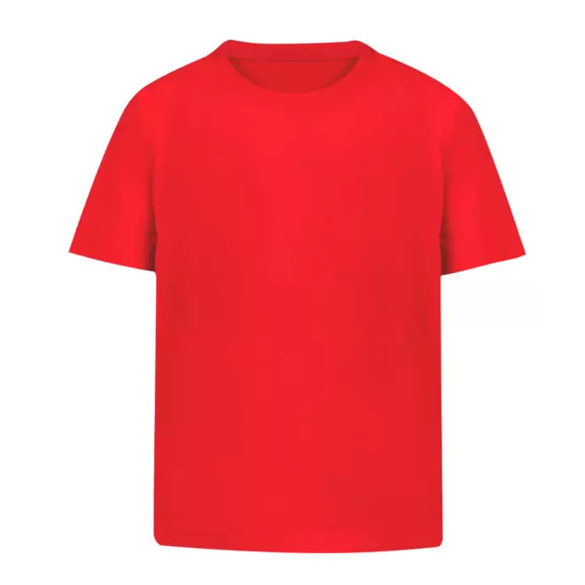 TEE-SHIRT ENFANT COULEUR PERSONNALISABLE 'NAYA' 160GM² - rouge
