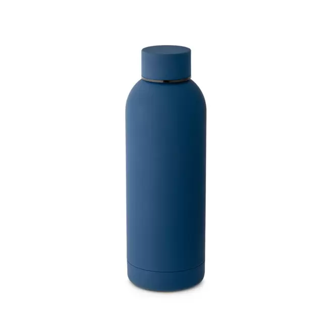 BOUTEILLE ISOTHERME 550ML PERSONNALISEE 'SPAZIO SOFT' - bleu