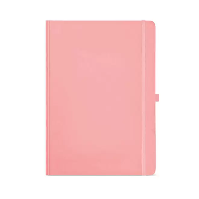 CARNET A4 CARTON RECYCLE PERSONNALISABLE 'ORMA' - rose