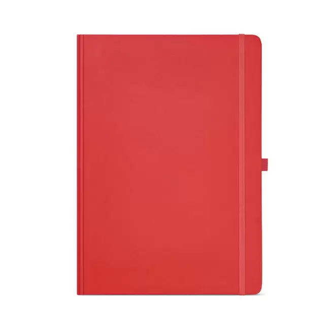 CARNET A4 CARTON RECYCLE PERSONNALISABLE 'ORMA' - rouge