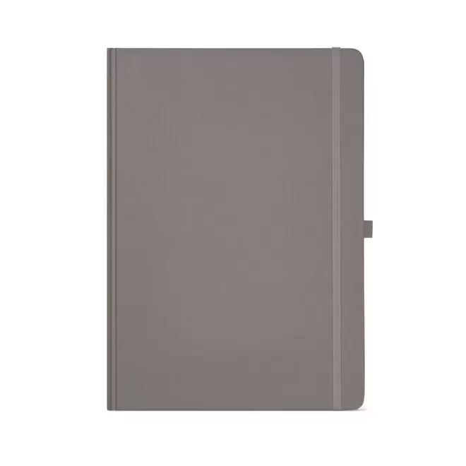 CARNET A4 CARTON RECYCLE PERSONNALISABLE 'ORMA' - gris