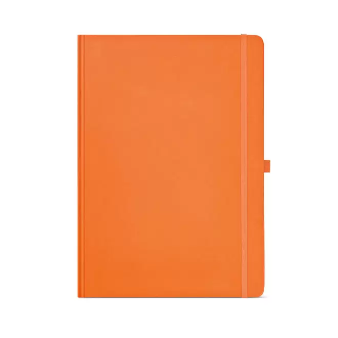CARNET A4 CARTON RECYCLE PERSONNALISABLE 'ORMA' - orange