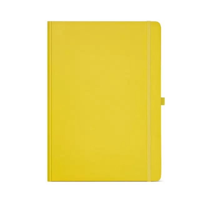CARNET A4 CARTON RECYCLE PERSONNALISABLE 'ORMA' - jaune