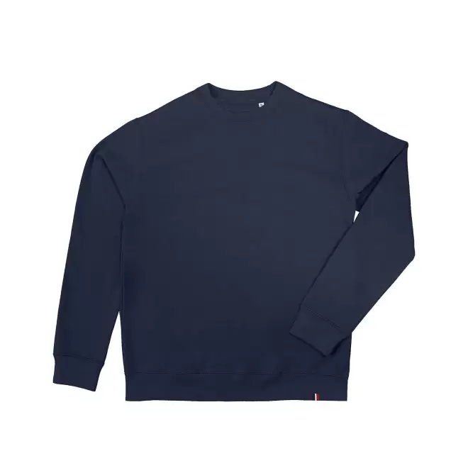 SWEAT-SHIRT MIXTE ROND MIF PERSONNALISABLE ATF® 'ALIX' - bleu marine