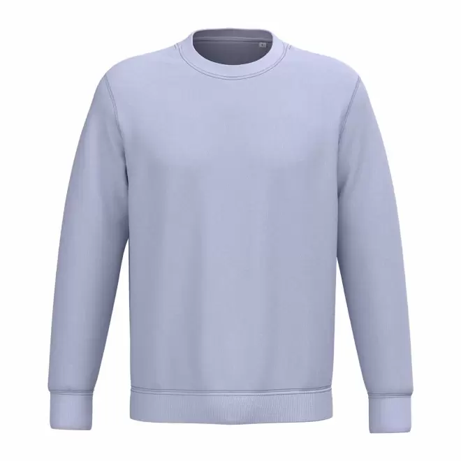 SWEAT-SHIRT MIXTE PERSONNALISABLE COL ROND 'NATIF' - parme