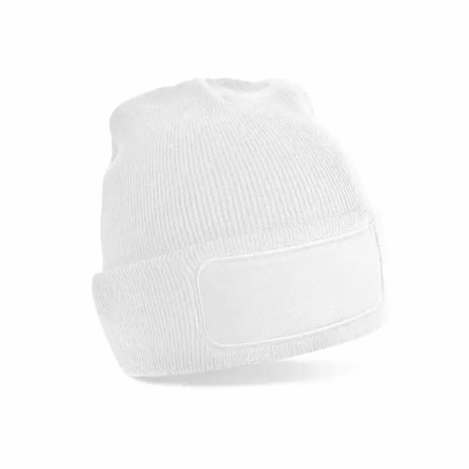 BONNET REVERS PERSONNALISABLE 'CAPELINO PATCH RECTANGLE' - blanc