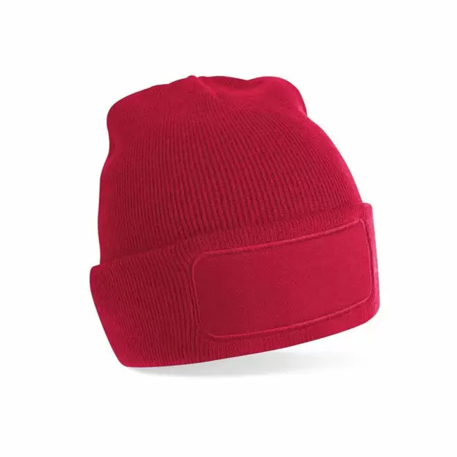 BONNET REVERS PERSONNALISABLE 'CAPELINO PATCH RECTANGLE' - rouge