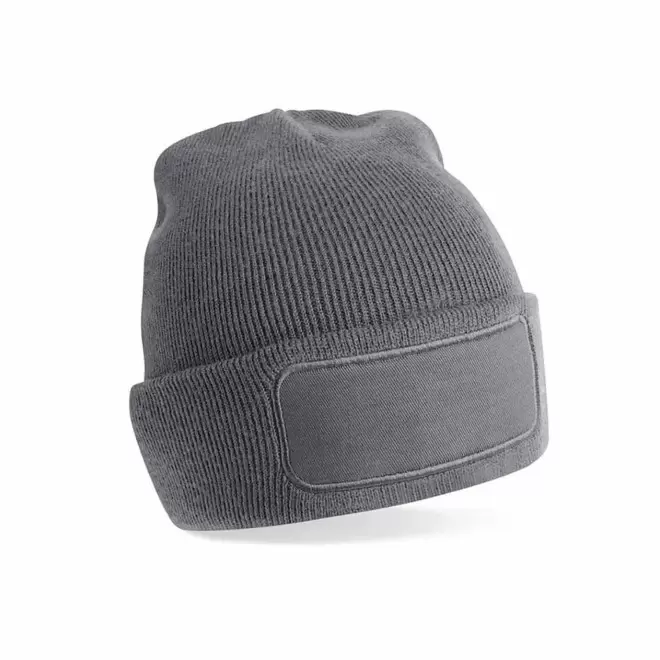 BONNET REVERS PERSONNALISABLE 'CAPELINO PATCH RECTANGLE' - gris foncé