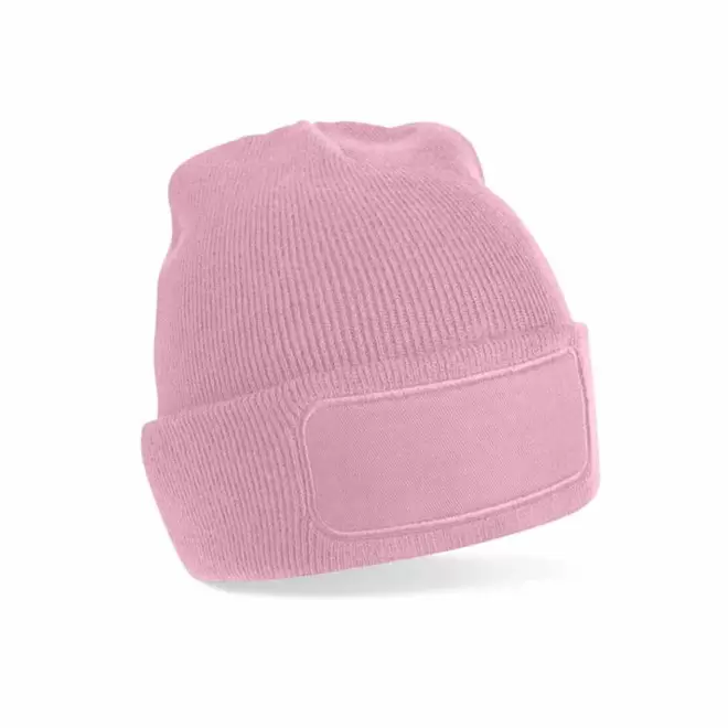 BONNET REVERS PERSONNALISABLE 'CAPELINO PATCH RECTANGLE' - rose