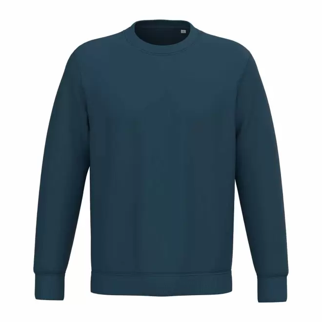 SWEAT-SHIRT MIXTE PERSONNALISABLE COL ROND 'NATIF' - bleu abysse