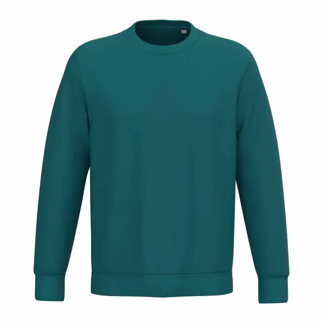 SWEAT-SHIRT MIXTE PERSONNALISABLE COL ROND 'NATIF' - vert forêt