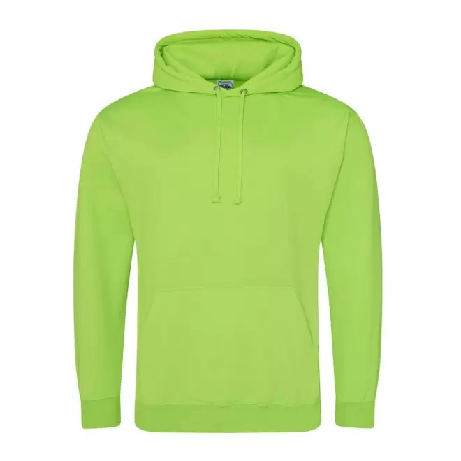 SWEAT CAPUCHE MIXTE PERSONNALISABLE 'HOODIE FLUO' - vert