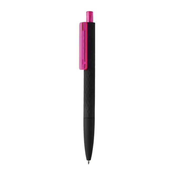 STYLO SOFT TOUCH PERSONNALISÉ 'RIYA BLACK' - rose