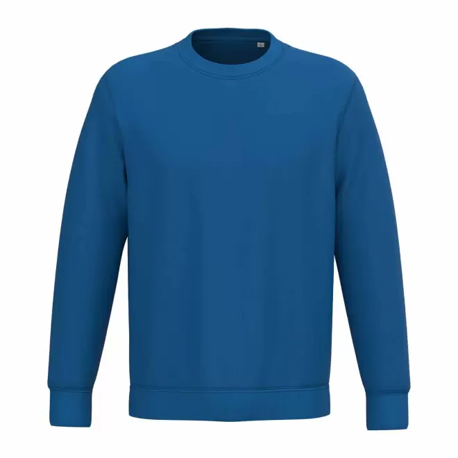 SWEAT-SHIRT MIXTE PERSONNALISABLE COL ROND 'NATIF' - bleu royal