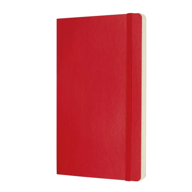 CARNET SOUPLE LIGNÉ MOLESKINE® 'CLASSIC' - rouge