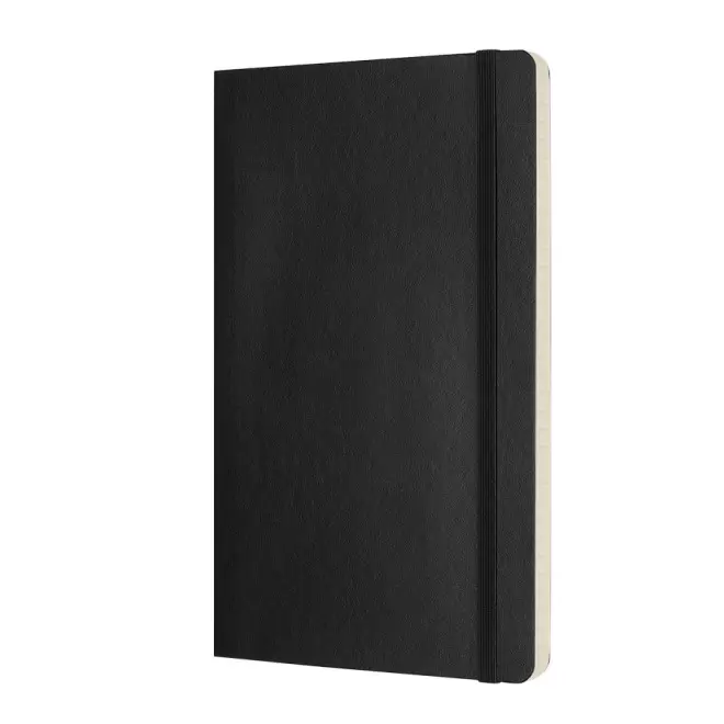 CARNET SOUPLE LIGNÉ MOLESKINE® 'CLASSIC' - noir