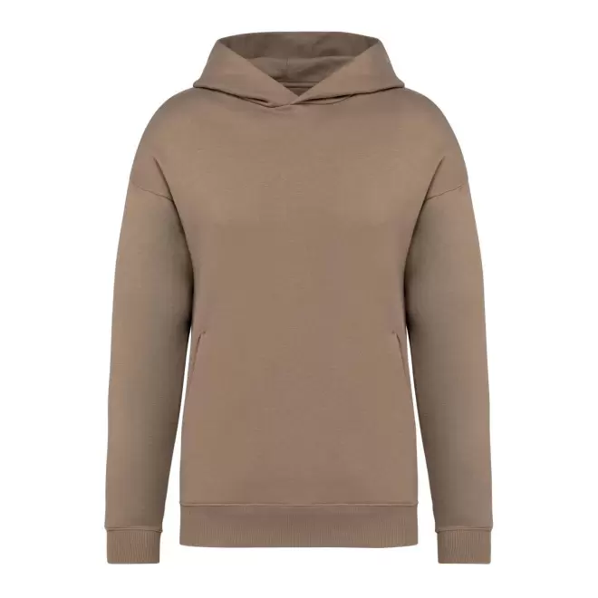 SWEAT-SHIRT PERSONNALISABLE MIXTE OVERSIZE 'OBEBI SPIRIT' - café