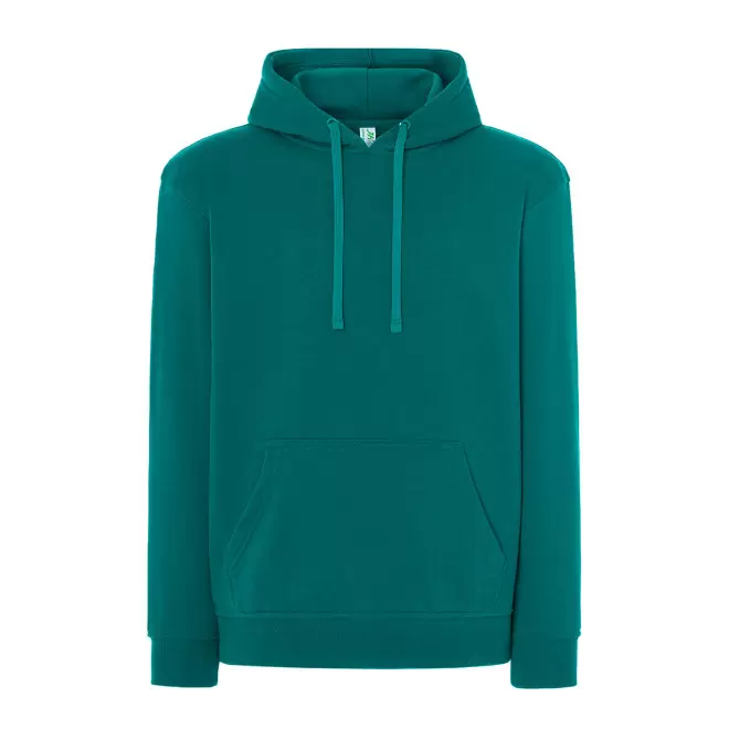 SWEAT-SHIRT MIXTE CAPUCHE JHK PERSONNALISABLE 'CORE 290' - bleu canard