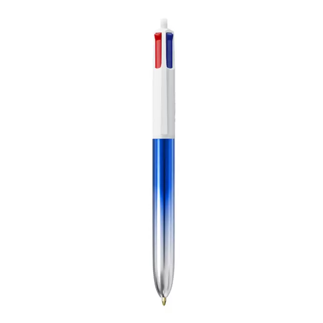 EXP 72H - STYLO BIC 4 COULEURS 'BICOLOR' - bleu